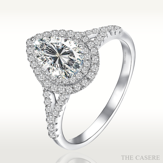 [MOISSANITE DIAMOND] ELEGANT PRINCESS RING