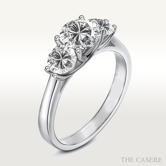 [FULL MOISSANITE DIAMONDS] TWINKLE PRINCESS RING