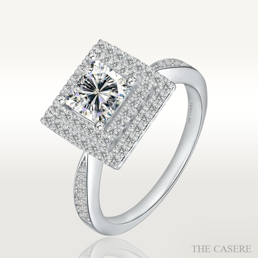 [MOISSANITE DIAMOND] LUXURIOUS DELICATED RING