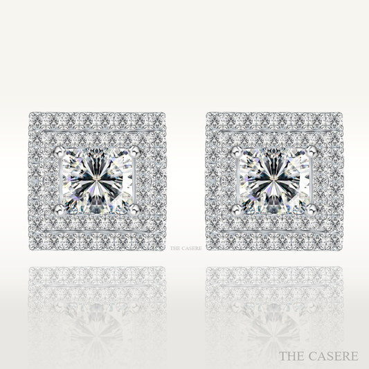 [MOISSANITE DIAMOND] LUXURIOUS DELICATED EARRINGS