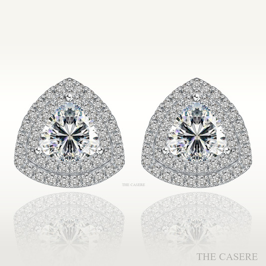 [MOISSANITE DIAMOND] LUXURIOUS SPARKLE EARRINGS