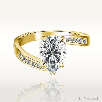 [MOISSANITE DIAMOND] ELEGANT QUEEN RING