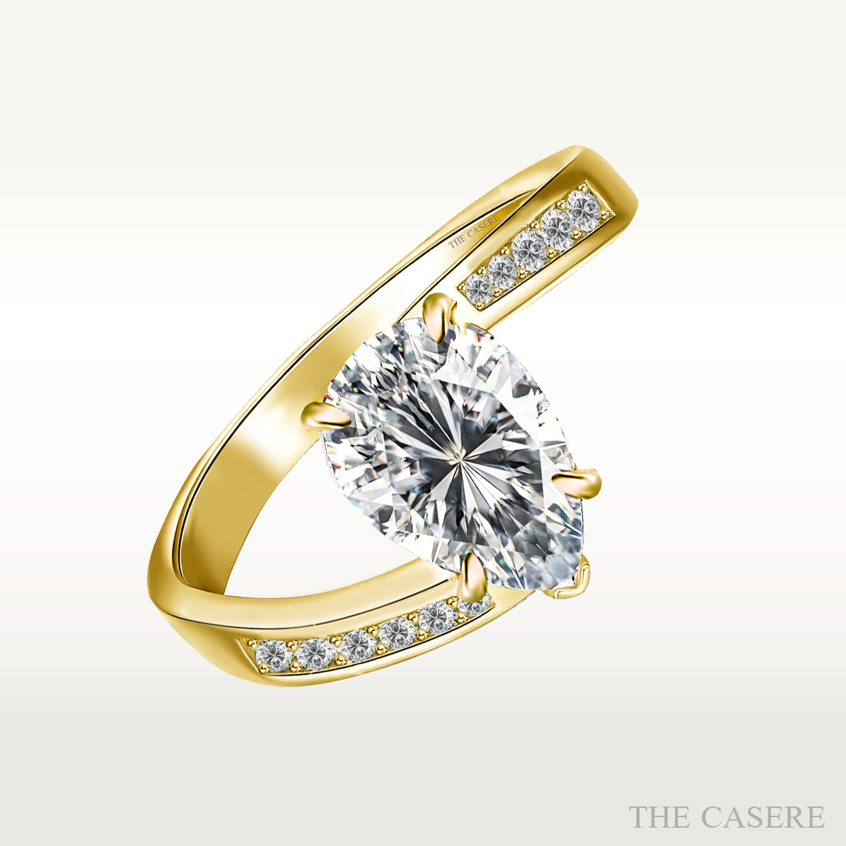 [MOISSANITE DIAMOND] ELEGANT QUEEN RING