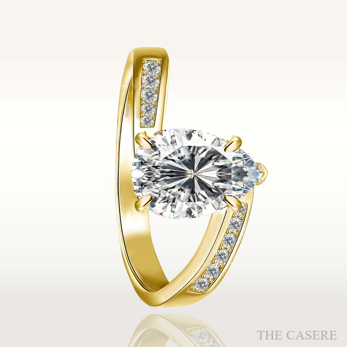 [MOISSANITE DIAMOND] ELEGANT QUEEN RING