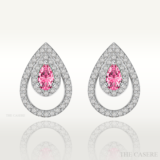 TWINKLE PINK FIRE EARRINGS