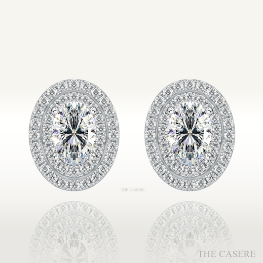 [MOISSANITE DIAMOND] LUXURIOUS ATTRACTIVE DEW DROPS EARRINGS